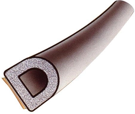 Těsnění okenní EPDM D 9 × 8 mm, bílé, 6 m