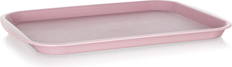 Růžový plastový servírovací tác 35 × 26 cm Culinaria