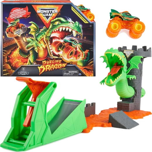 Monster Jam hrací sada Souboj draků 1:64
