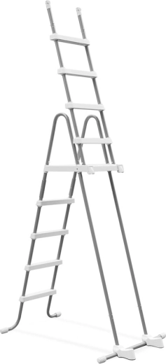 Bazénový žebřík pro bazény 1,32 m s odnímatelnými schůdky