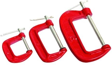 Sada kovových G svěrek 25, 50 a 75 mm