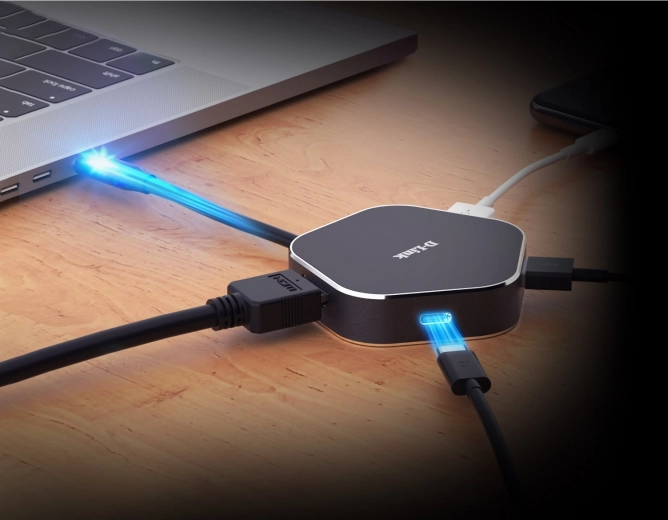D-Link víceportový adaptér USB-C s HDMI