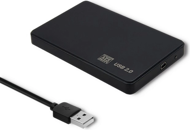 Externí pevný diskový rámeček 2.5'' SATA3 USB 2.0 černý