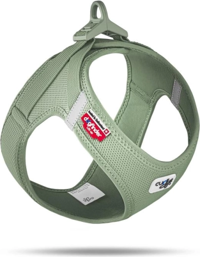 Curli postroj pro psy se sponou Air-Mesh olive 2XS (2–4 kg)