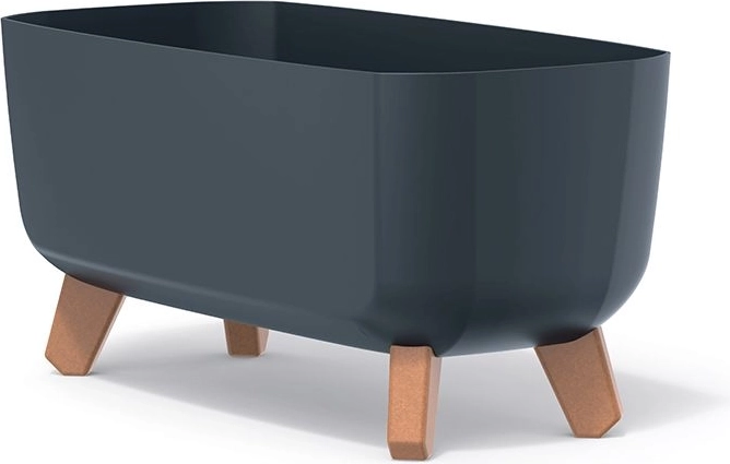 Květináč s nožičkami Gracia Case 39 cm antracit
