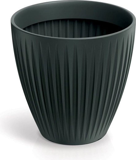 Květináč Latia Round Midl 40 cm antracit