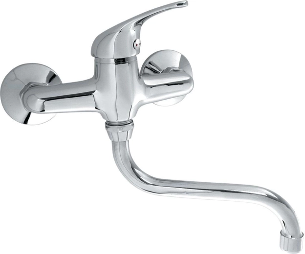 Nástěnná dřezová baterie TITANIA IRIS, ramínko 220 mm, chrom