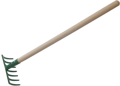 Hrabičky se 7 hroty s dřevěnou násadou 50 cm