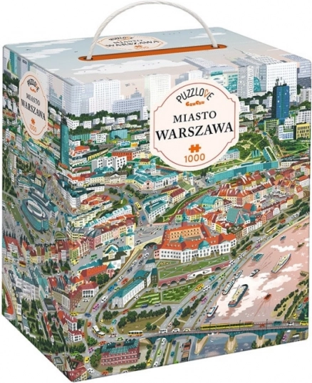 Puzzle Puzzlove Město Varšava 1000 dílků