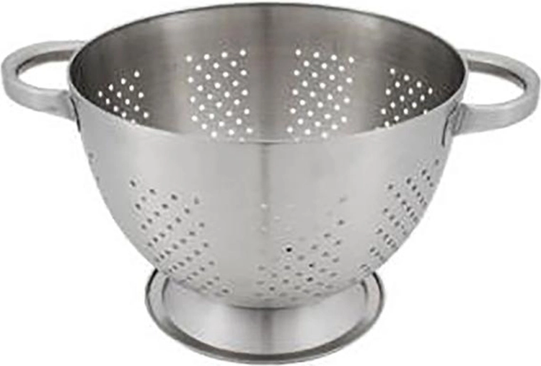 Hluboký nerezový cedník 22 × 15 cm