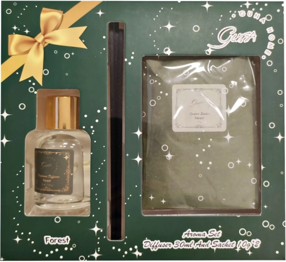 Sada vonných difuzérů a sáčků Guna Home – Les