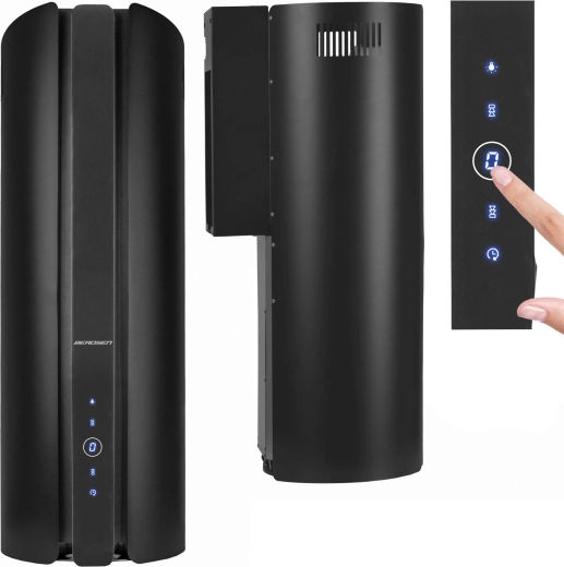 Komínový kuchyňský odsavač 35 cm BERDSEN BT-219, černý