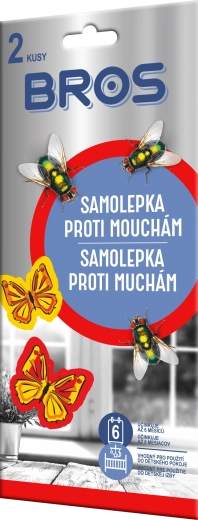 Bros samolepky proti mouchám 2 ks