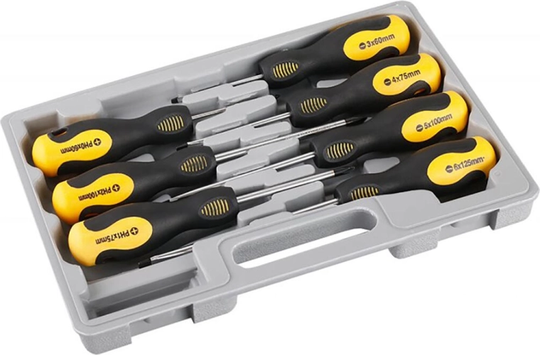 Sada šroubováků 7dílná CrV s magnetickou špičkou