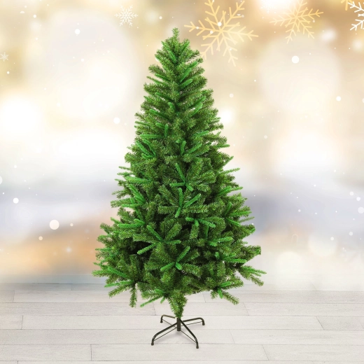 Umělý vánoční stromek dvoubarevný 210 cm