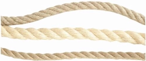 Přírodní stáčené lano s polypropylenem 30 mm 20 m