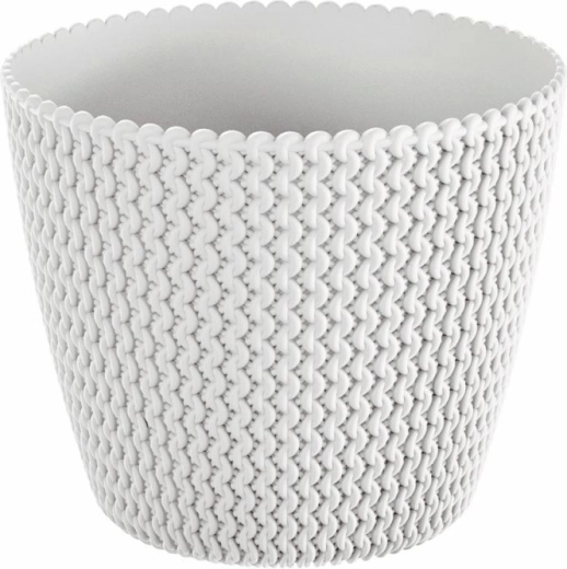 Květináč Splofy 13 cm bílý