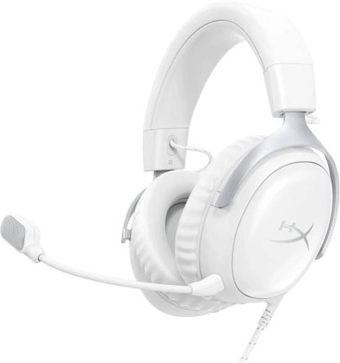 HyperX Cloud III herní headset bílý