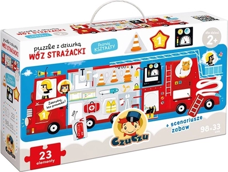 CzuCzu Puzzle s otvory Hasičské auto