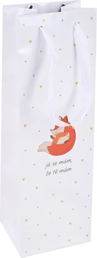 Dárková papírová taška „Já se mám…“ 12 × 10 × 36 cm