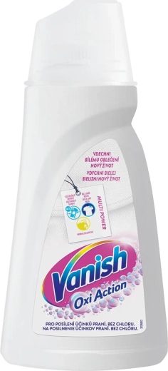 Vanish Oxi Action tekutý odstraňovač skvrn na bílé prádlo 1 l