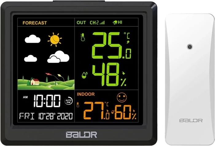 Meteorologická stanice Baldrtherm s venkovním čidlem