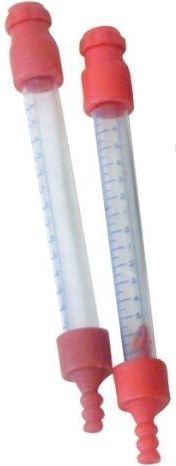 Vodováha hadicová – náhradní skla (pár)