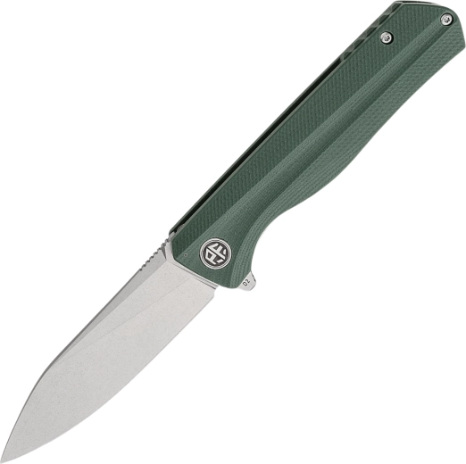 Petrified Fish Forward PF818 vreckový nůž 9 cm, stonewash, zelený G10
