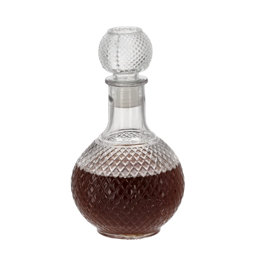 Skleněná karafa 490 ml se skleněným uzávěrem