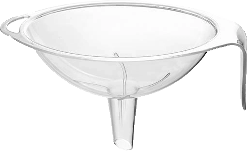 Velký plastový trychtýř Titiz pro přesné přelévání