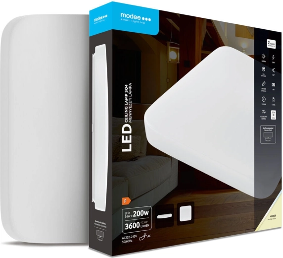 Modee čtvercové stropní LED svítidlo SQ4 36 W 4000 K 3600 lm