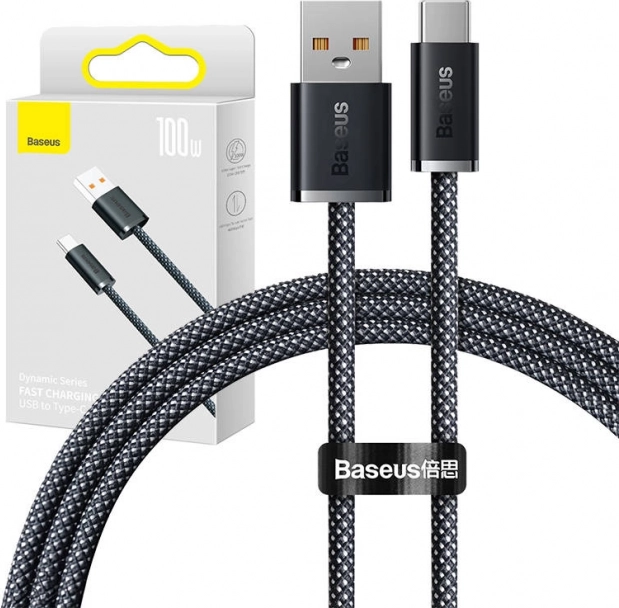 Baseus USB-C Kabel Dynamic Series 100W 1m šedý