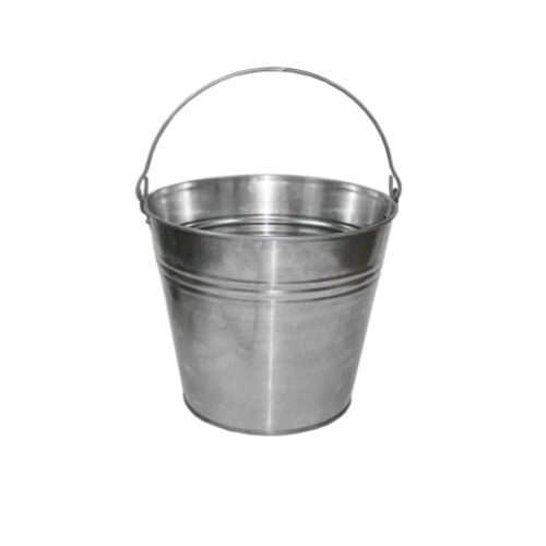 Zinkované vědro 7 l s dřevěnou rukojetí