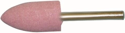 Brusné tělísko ogivální 20 × 40 mm se stopkou 6 mm – zrno 60