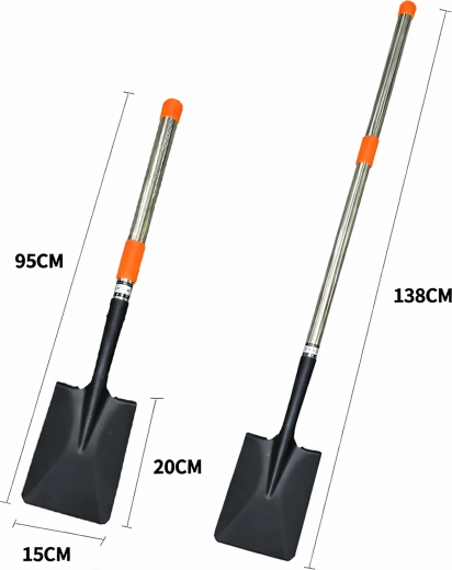 Teleskopický zahradní rýč (lopata) 95–138 cm skládací