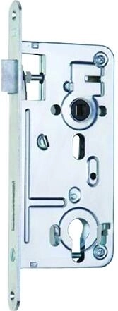 Zadlabací zámek pro cylindrickou vložku K221 72/80 levý, bílý, pozink