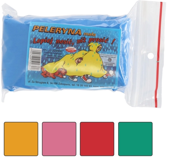 Dětská pláštěnka do deště s kapucí, univerzální velikost