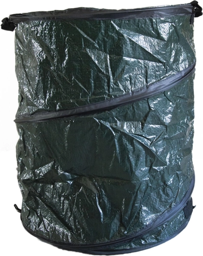 Skládací koš na zahradní odpad z PE s držadly