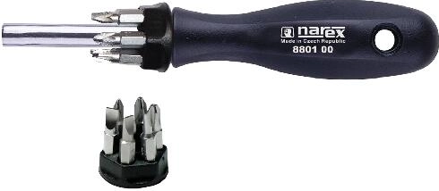 Magnetický šroubovák se sadou 12 nástavců