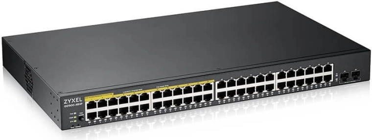 Zyxel GS1900-48HP v2 spravovatelný gigabitový PoE+ switch do racku