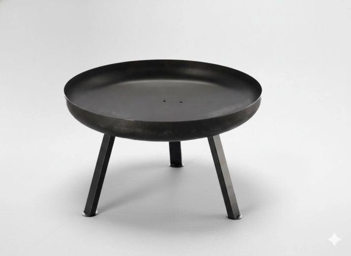 Zahradní ocelové ohniště 60 × 36 cm