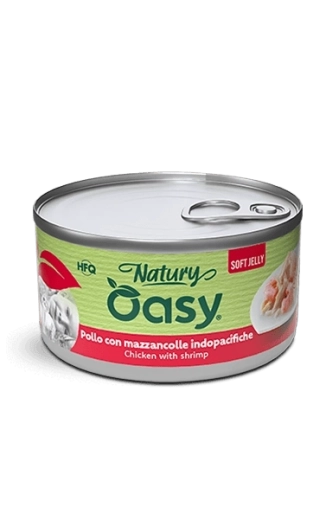 Oasy Natury měkké želé kuře s krevetami 85 g