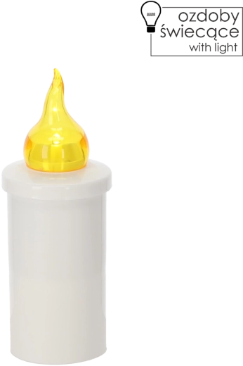 Elektrická LED svíčka – výdrž 118 dní, 15 cm