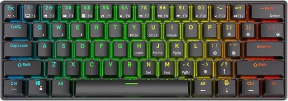 Mechanická klávesnice Royal Kludge RK61 RGB s červenými spínači