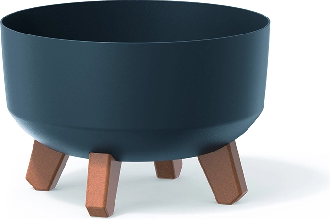 Květináč na nohách Gracia Low 23,5 cm antracit