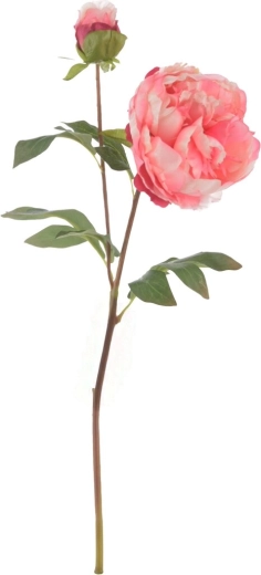 Umělá květina pivoňka růžová 50 cm