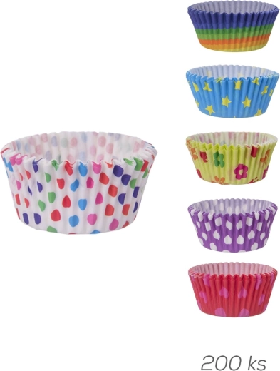 Papírové košíčky na mini muffiny Orion 4 cm - 200 ks
