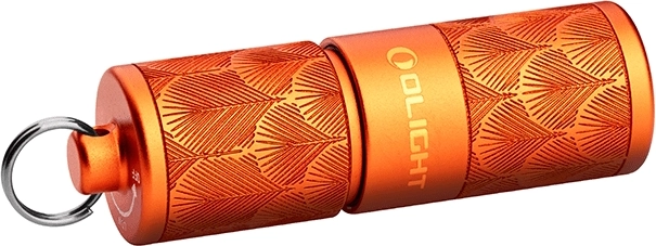 Olight iTHX Orange Feathers kapesní svítilna na klíče, 180 lm, USB‑C, IPX8