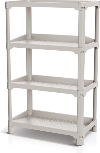 Regál na boty NUBBY RACK světle hnědý - 1 kus