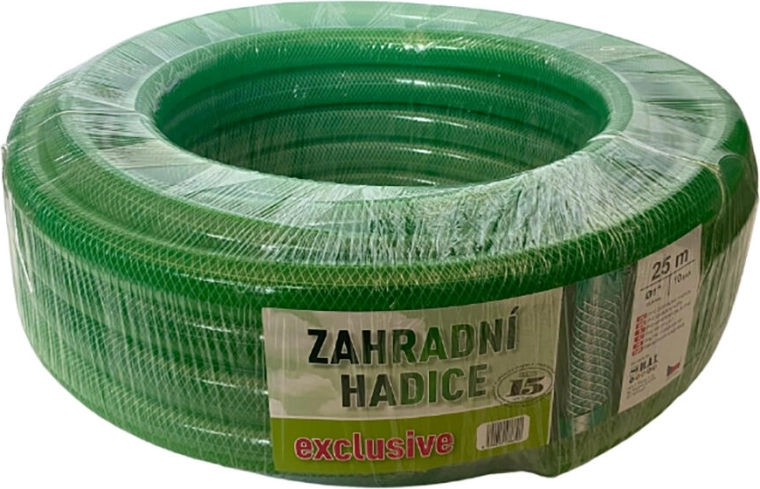 Zahradní hadice 1" transparentní zelená 25 m